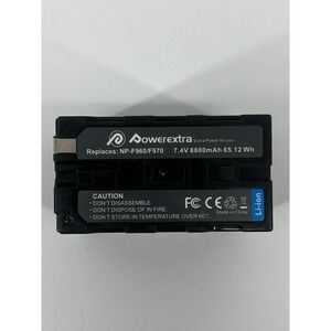 Powerextra NP-F960/F970 Replacement  Battery  for Sony 7.4V